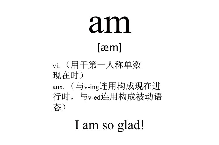 am