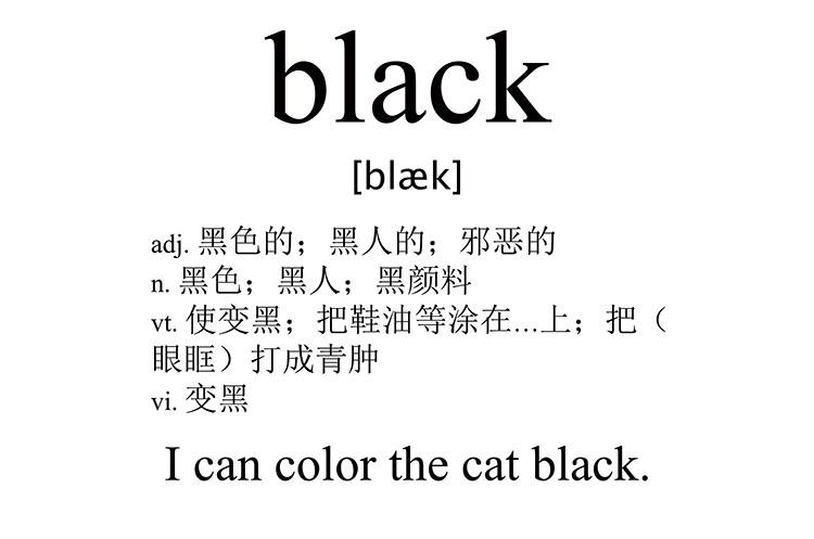 black