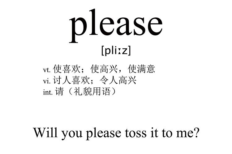 please