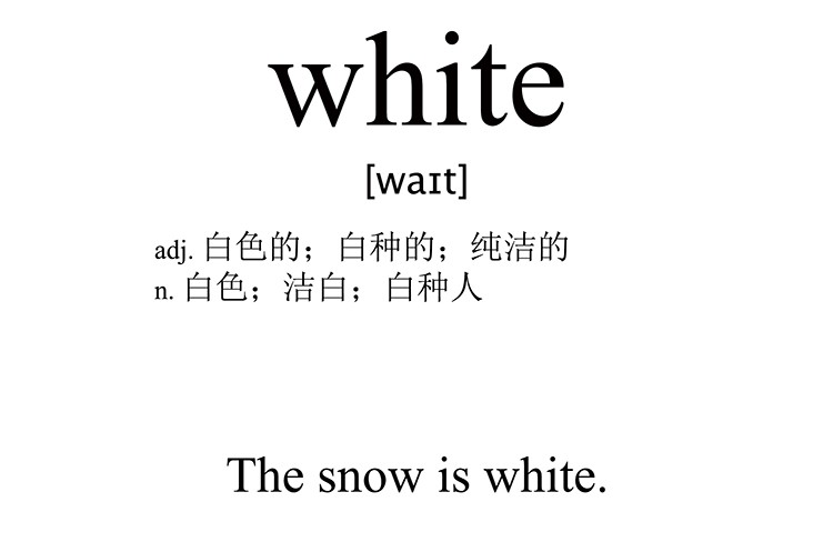 white