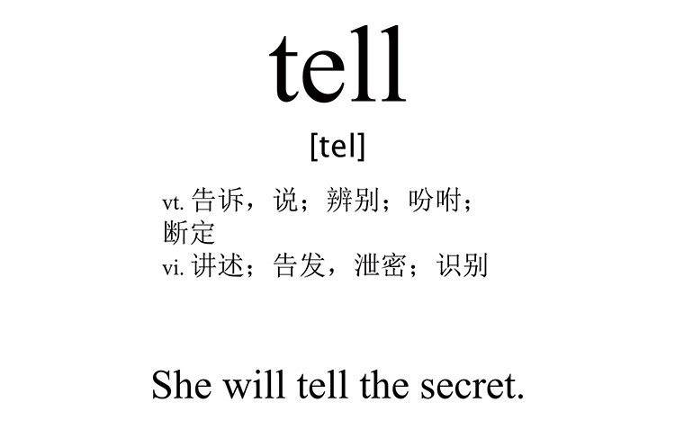 tell
