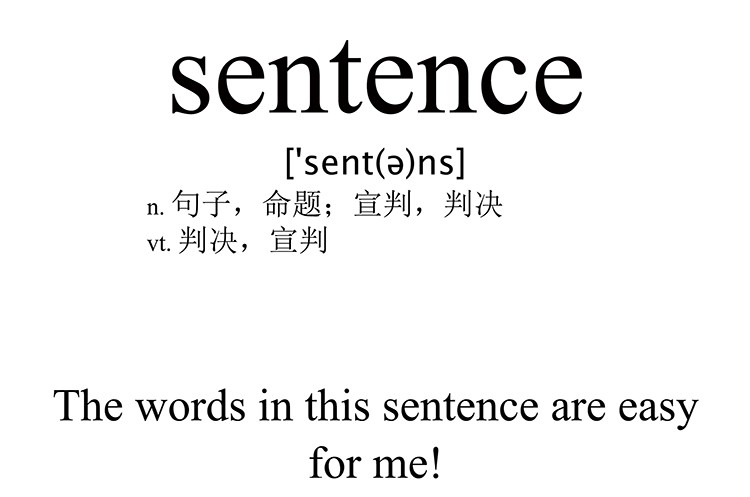 sentence