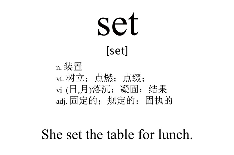 set