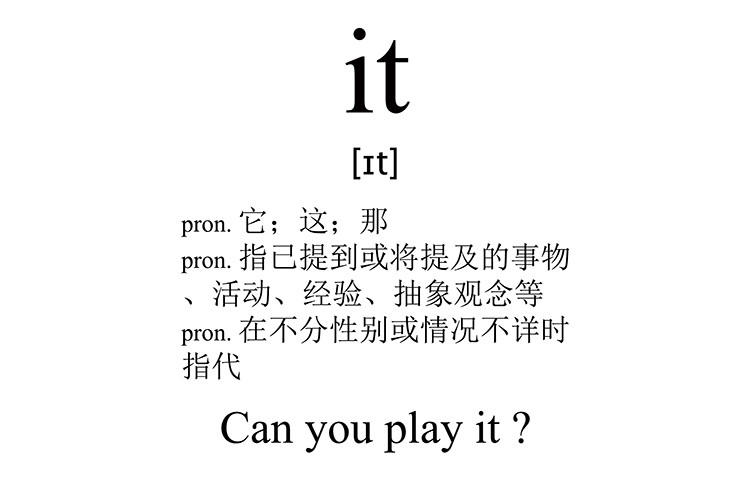 it